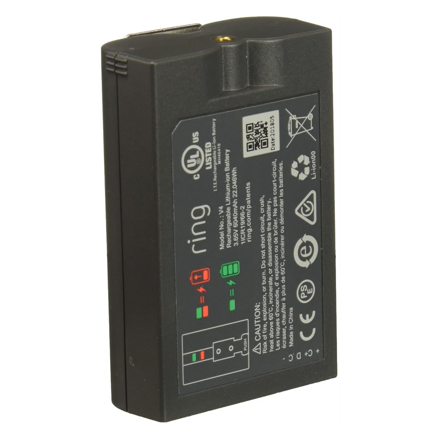 Ring Video DoorBell 2, 3, 4 Plus Ring V4 Rechargeable Battery Pack Quick Release