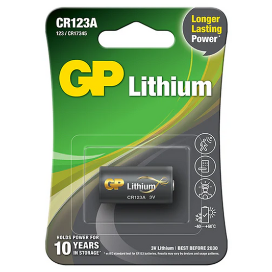 GP CR123A 3V Lithium