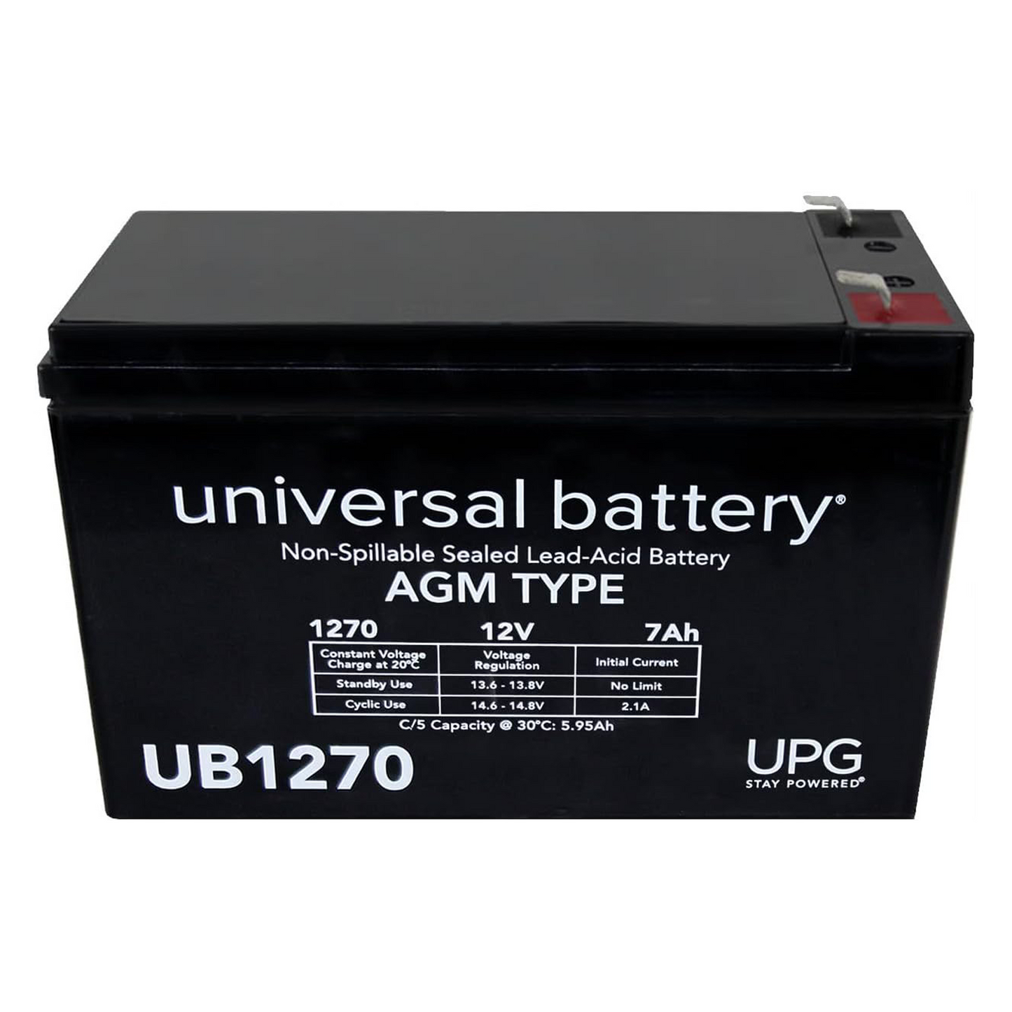 UB1270 12V 7Ah Sealed Lead Acid (AGM)