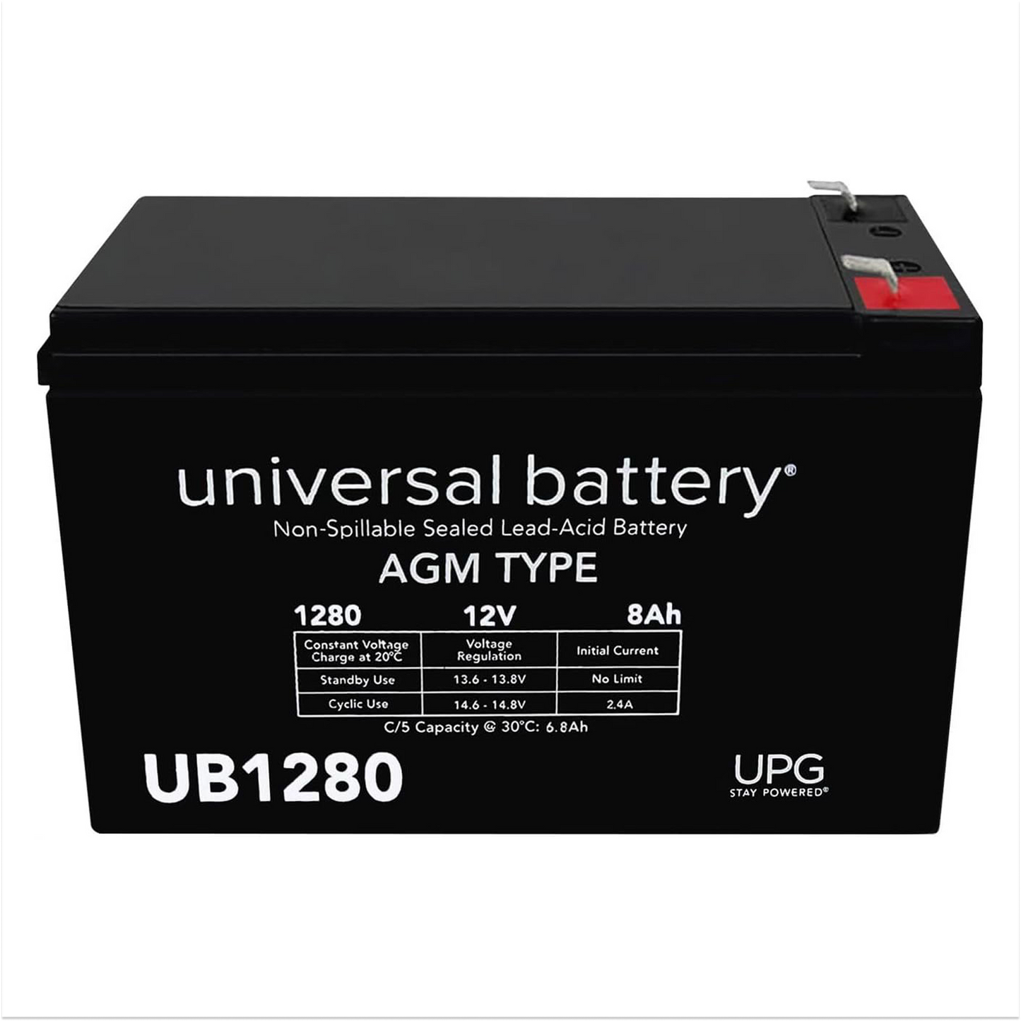 UB1280 12V 8Ah Sealed Lead Acid (AGM)